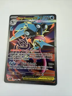 Pokemon Mega Greninja Ex Full Art Chaos Rising 100/86 - Image 1