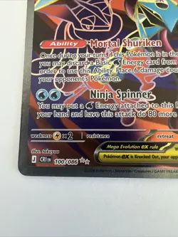 Pokemon Mega Greninja Ex Full Art Chaos Rising 100/86 - Image 2
