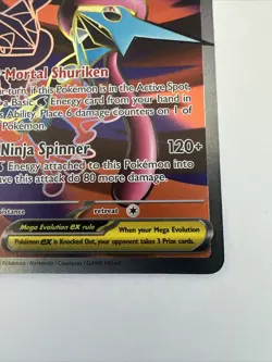 Pokemon Mega Greninja Ex Full Art Chaos Rising 100/86 - Image 3