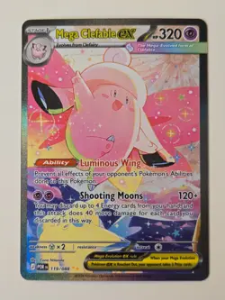 Pokemon Mega Clefable ex 119/088 - Me03: Perfect Order Holo - Image 1