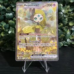 Pokemon TCG SV Black Bolt Meloetta ex 167/086 Holo SIR English - Image 1