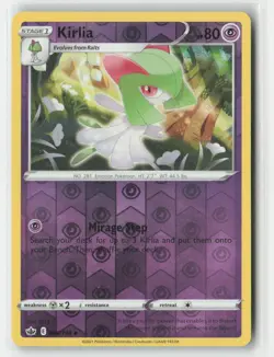 Kirlia 060/198 Uncommon Chilling Reign Pokemon Reverse Holo Near Mint - Image 1