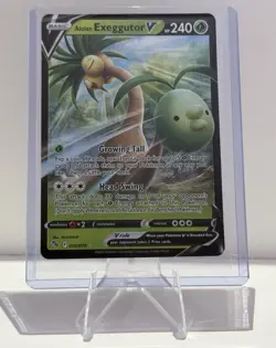 Pokemon Alolan Exeggutor V 005/078 Pokemon GO Holo Ultra Rare 240 HP - Image 1