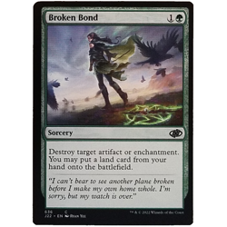 x1 Broken Bond J22 MTG M/NM Common Green Sorcery Jumpstart 2022 TCG CCG - Image 1