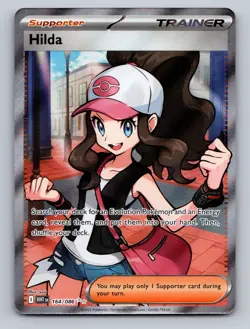 Pokemon TCG Hilda Holo Ultra Rare SV: White Flare 164/086 - Image 1