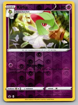 Kirlia 060/198 Uncommon Chilling Reign Pokemon Reverse Holo Near Mint - Image 1