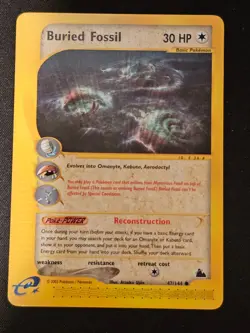 Pokemon TCG Buried Fossil 47 Skyridge Mint Near Mint (non-holo) - Image 1