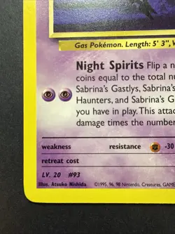 Pokemon Gym Heroes - Sabrina's Haunter 58/132 - Image 5