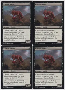 MTG 4X Carrion Feeder X4 Modern Horizons Magic - LP/NM - Image 1