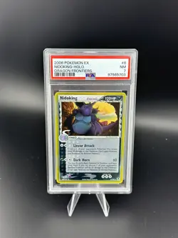 2006 POKEMON EX NIDOKING HOLO DRAGON FRONTIERS 6/101 PSA 7 - Image 1