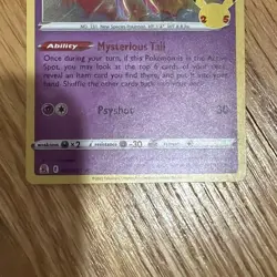 Pokemon TCG Mew 011/025 Holo Celebrations 25th Anniversary NM! - Image 5
