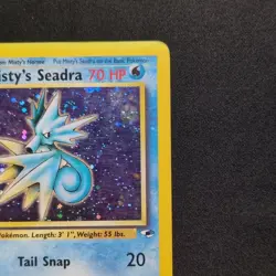 Misty’s Seadra 9/132 Holo Gym Heroes WOTC Pokemon 2000 - Image 3