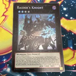Yu-Gi-Oh! Konami Raider's Knight BLGG-EN099 Secret Rare Foil 1st Ed EN - Image 1