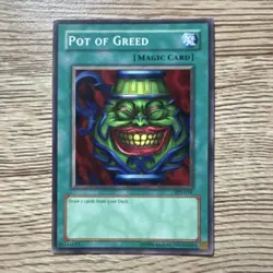 Konami Pot of Greed TP3-014 Tournament Pack 3 Rare Unlim Reg Eng - Image 1