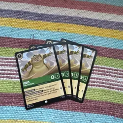 Disney Lorcana Louis Endearing Alligator Reign of Jafar x4 Uncommon NM playset - Image 1