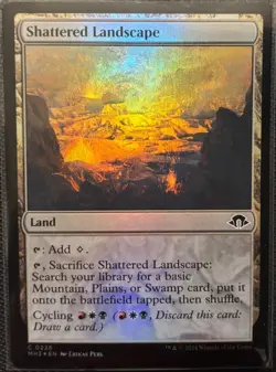 MTG Modern Horizons 3 Shattered Landscape Foil (Common) - Image 1