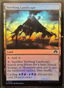 MTG Modern Horizons 3 Seething Landscape Foil (Common) - Image 1