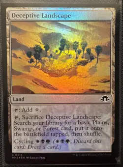 MTG Modern Horizons 3 Deceptive Landscape Foil (Common) - Image 1
