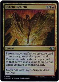 MTG Modern Horizons 3 Pyretic Rebirth Foil (Uncommon) - Image 2
