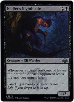 MTG Modern Horizons 3 Nadier's Nightblade Foil (Uncommon) - Image 2