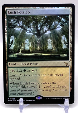 MTG: Murders at Karlov Manor (MKM)- Lush Portico - (FOIL) Rare #263 - Image 1