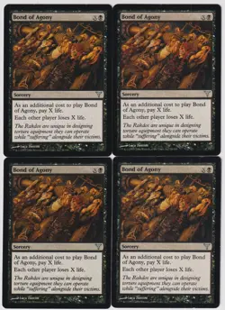 MTG 4X Bond of Agony X4 Dissension Magic - LP/HP - Image 1