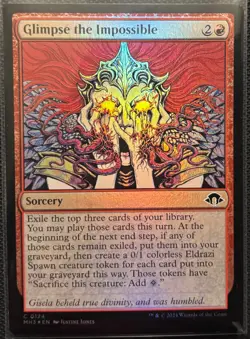 MTG Modern Horizons 3 Glimpse the Impossible Foil (Common) - Image 1