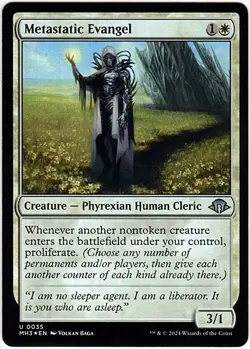MTG Modern Horizons 3 Metastatic Evangel Foil (Uncommon) - Image 2