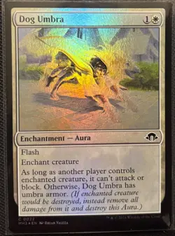 MTG Modern Horizons 3 Dog Umbra Foil (Common) - Image 1