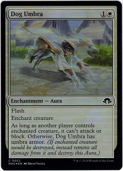 MTG Modern Horizons 3 Dog Umbra Foil (Common) - Image 2