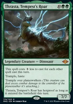 MTG Magic the Gathering Thrasta, Tempest's Roar (178/632) Modern Horizons 2 NM - Image 1