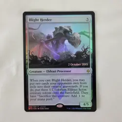 1x MTG FOIL Blight Herder Launch Promo NM Near Mint Magic the Gathering - Image 3