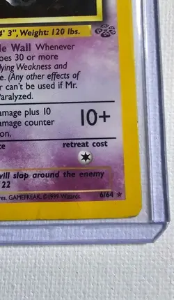 Pokemon TCG - Mr. Mime - Jungle Rare Holo, LP 6/64 - Image 2