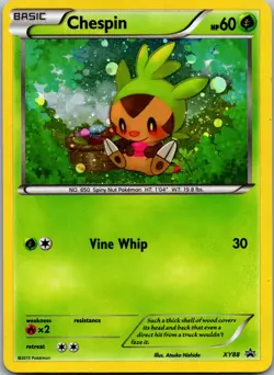Chespin (Collector Chest) XY88 Holo Promo XY Promo Pokemon Holo Near Mint - Image 1