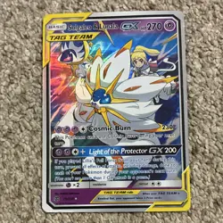 Pokemon TCG 5-Card Lot: Mimikyu V, Solgaleo & Lunala GX, M Venusaur EX - Image 4