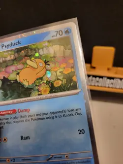 Psyduck - Swirl 🌀 Cosmos Holo ME: Mega Evolution Promo 007 Pokemon Mint - Image 3