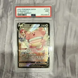 Pokemon Blissey V TG22/TG30 Silver Tempest Trainer Gallery Full Art Holo PSA 9 - Image 1