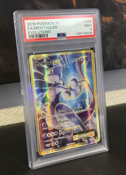 2016 Pokemon XY Evolutions Mewtwo EX Full Art #103 PSA 9 Mint Ultra Rare - Image 2