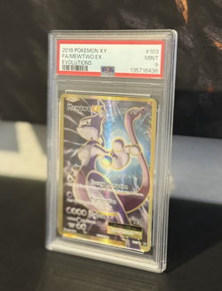 2016 Pokemon XY Evolutions Mewtwo EX Full Art #103 PSA 9 Mint Ultra Rare - Image 3