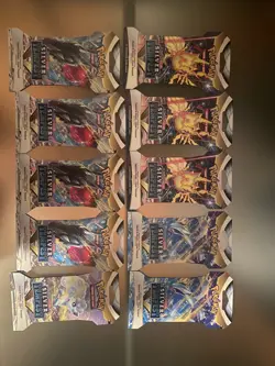 Lot Of 10 Silver Tempest Sleeved Booster Pack Pokemon TCG Sealed 820650850929 - Image 1
