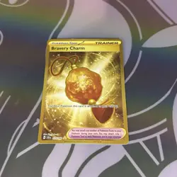 Pokemon Bravery Charm 175/142 Stellar Crown Hyper Rare Holo Trainer Card - Image 2