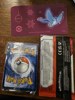 Pokemon Articuno 032 Stamped / Sealed + Destined Rivals Fun Pack & Stickers - Image 2