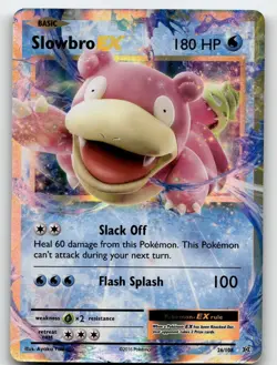 SLOWBRO EX 26/108 EX RARE EVOLUTIONS POKEMON NEAR MINT - Image 2