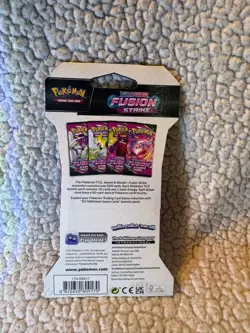 Pokemon TCG Sword & Shield Fusion Strike Sealed Sleeved Booster Pack Gengar Art - Image 2