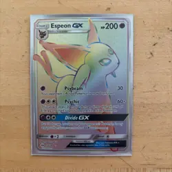 Espeon GX 152/149 Rainbow Hyper Rare · Sun & Moon Base · Pokemon Secret Rare NM - Image 1
