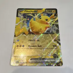 Pokemon TCG Pikachu ex Holiday Calendar 063/193 Holo HP 190 English Double Rare - Image 1