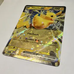Pokemon TCG Pikachu ex Holiday Calendar 063/193 Holo HP 190 English Double Rare - Image 4