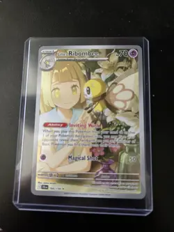 Lillie's Ribombee 164/159 Illustration Rare Pokemon Journey Together - Image 1