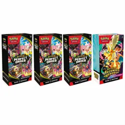 Pokemon TCG Ascended Heroes + Perfect Order Booster Bundle Mega Evolution Pack - Image 1