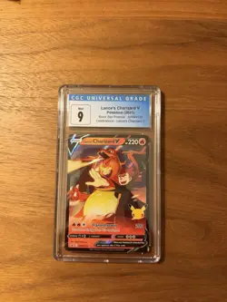Pokemon TCG 2021 SWSH Promo Lance's Charizard V SWSH133 Holo CGC 9 - Image 1
